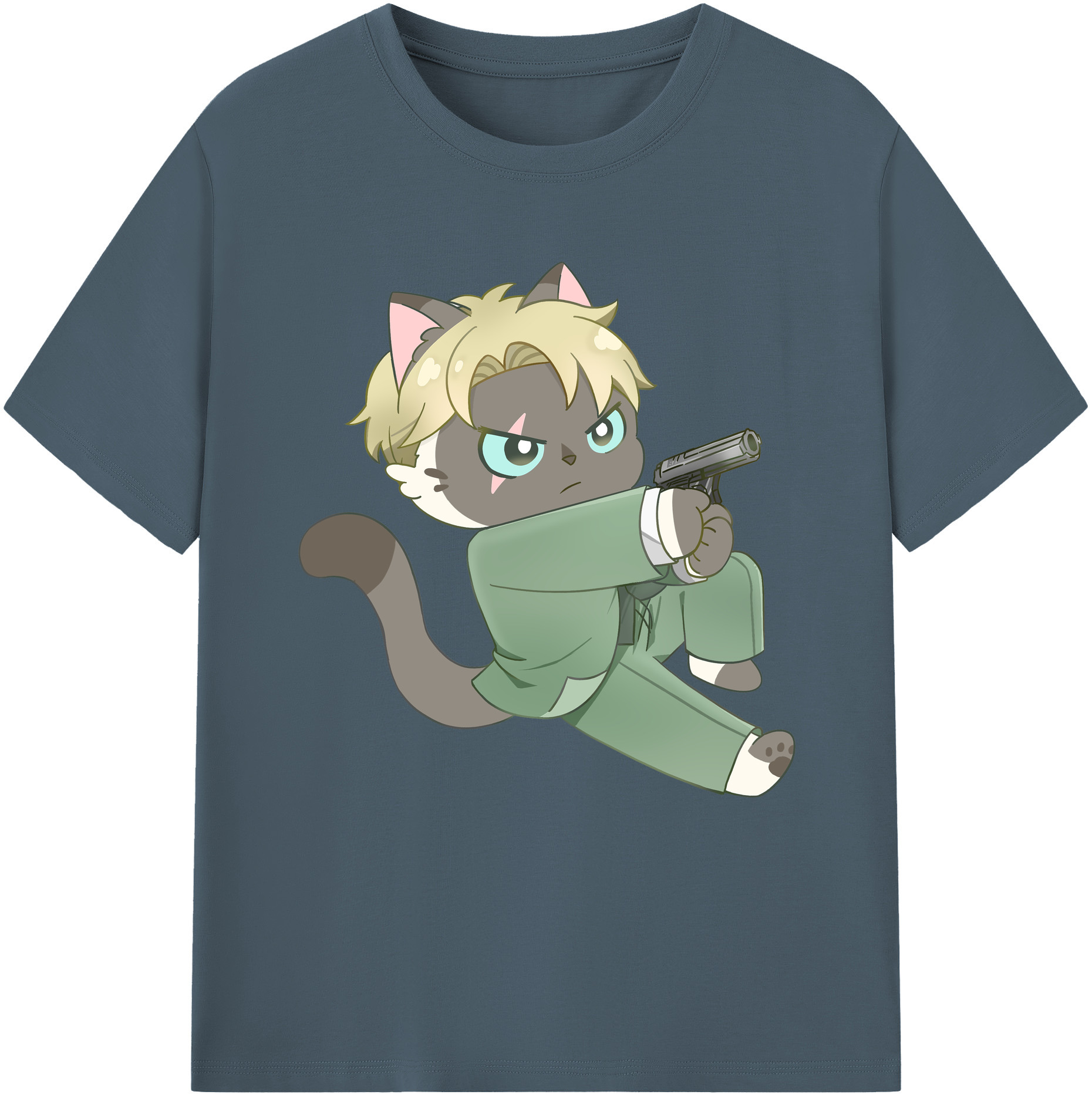 （画像用） SPY×FAMILY间谍家家酒 綿100％半袖Tシャツ（フロントプリント）